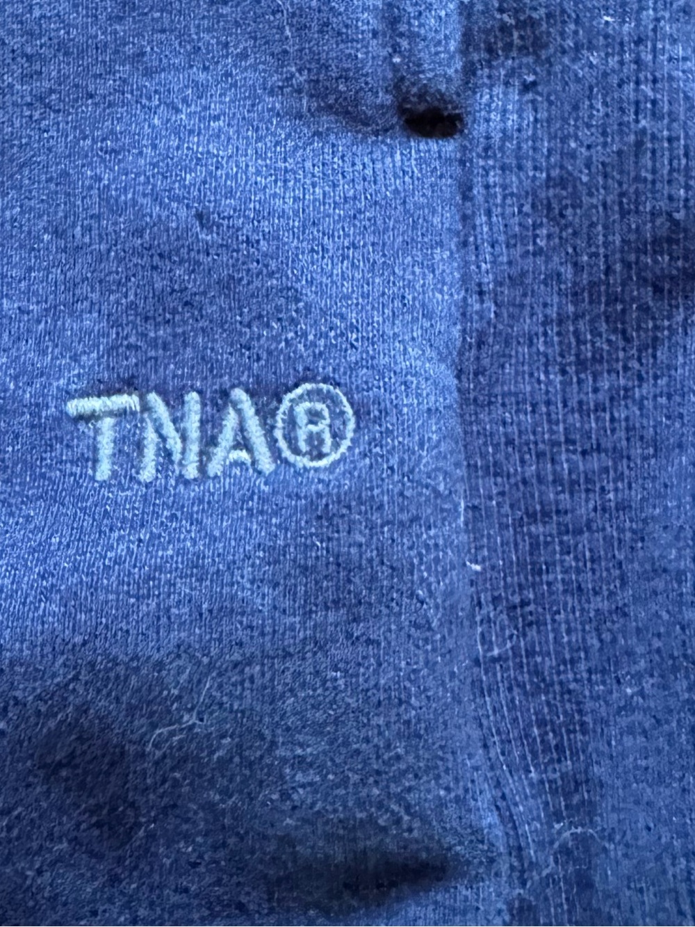 Aritzia TNA Sweatfleece Matching Set Navy | Boyfriend Hoodie + Joggers | XS - Picture 5 of 10